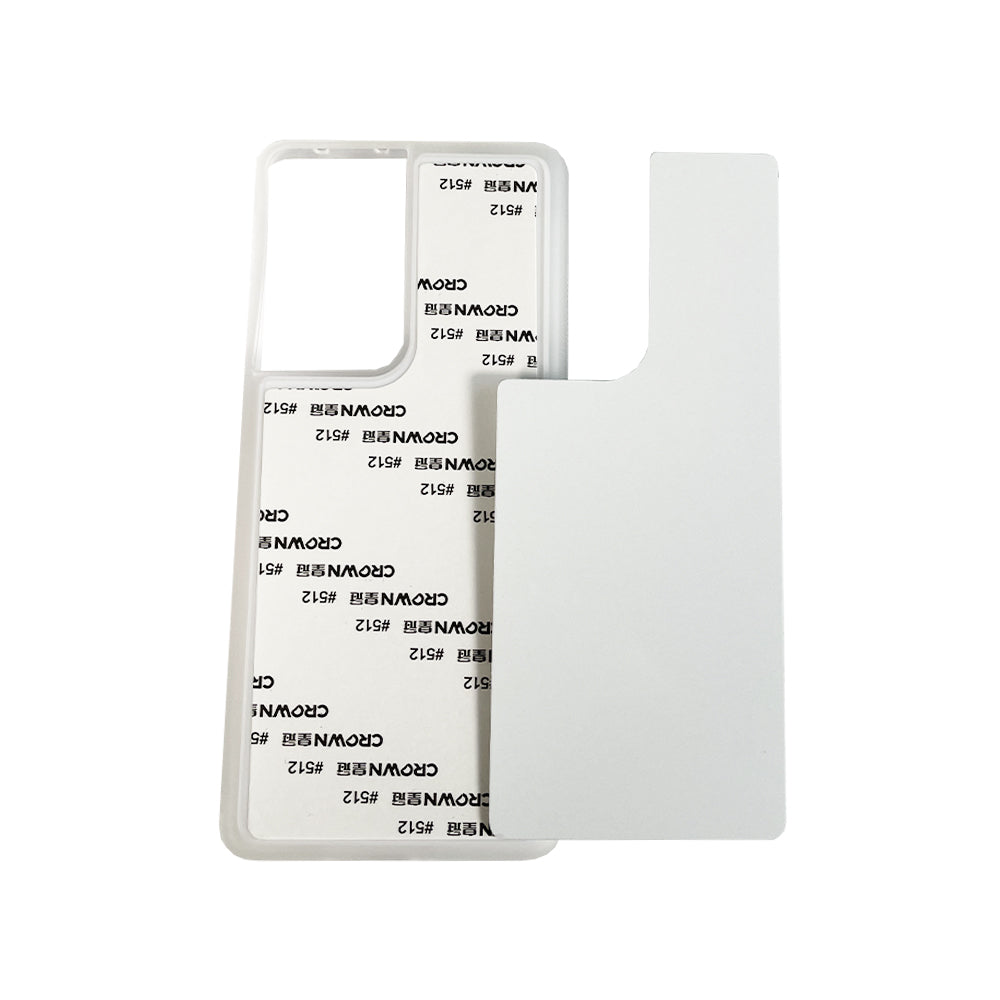 Galaxy S21 Ultra Sublimation Phone Case - Transparent Rubber