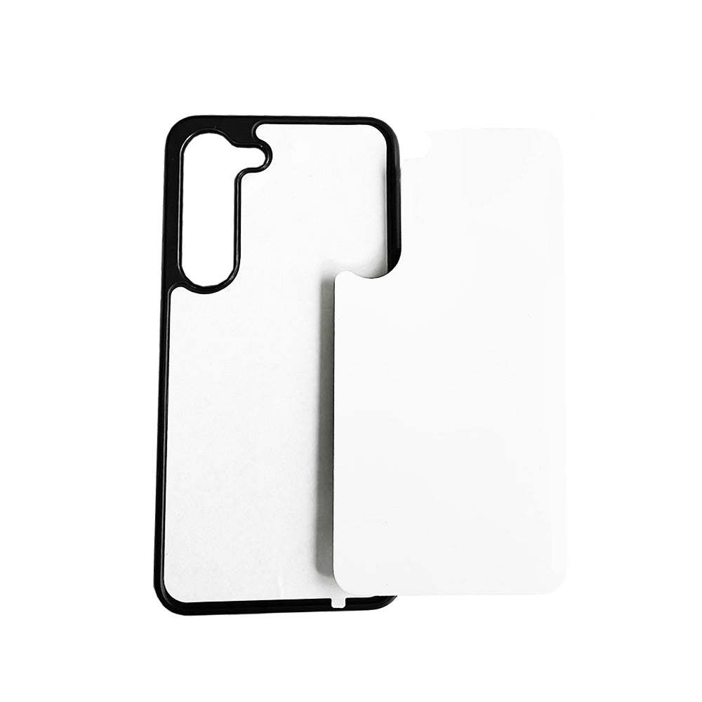 Galaxy S23 Sublimation Phone Case - Black Rubber