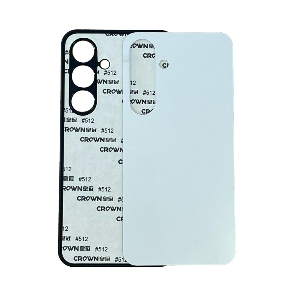 Galaxy S24 Sublimation Phone Case - Black Rubber