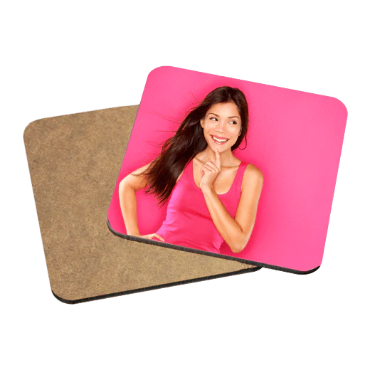 Unisub Square 9cm x 9cm Coaster Raw Back