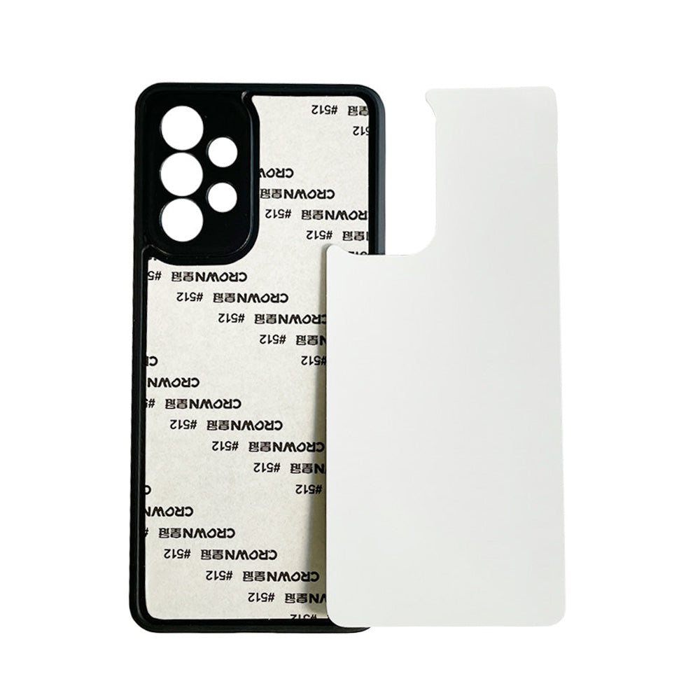 Galaxy A33 Sublimation Phone Case - Black Rubber