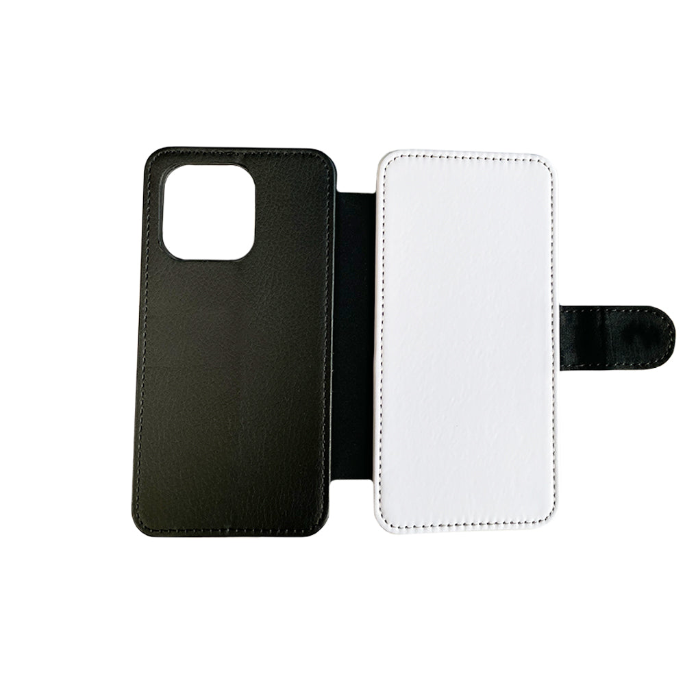 iPhone 15 Pro Leather Flip Sublimation Phone Case