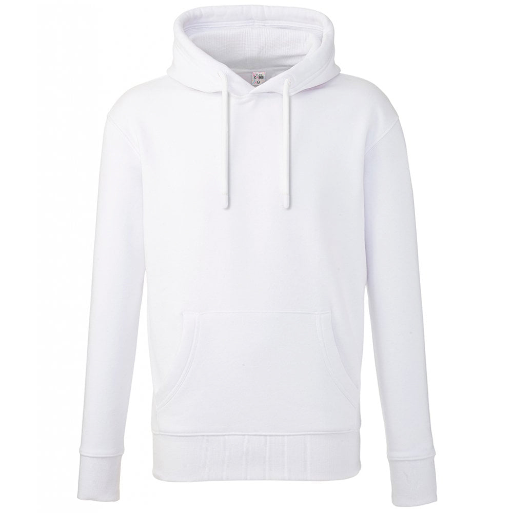 Plain White Adult 100% Polyester Sublimation Hoodie