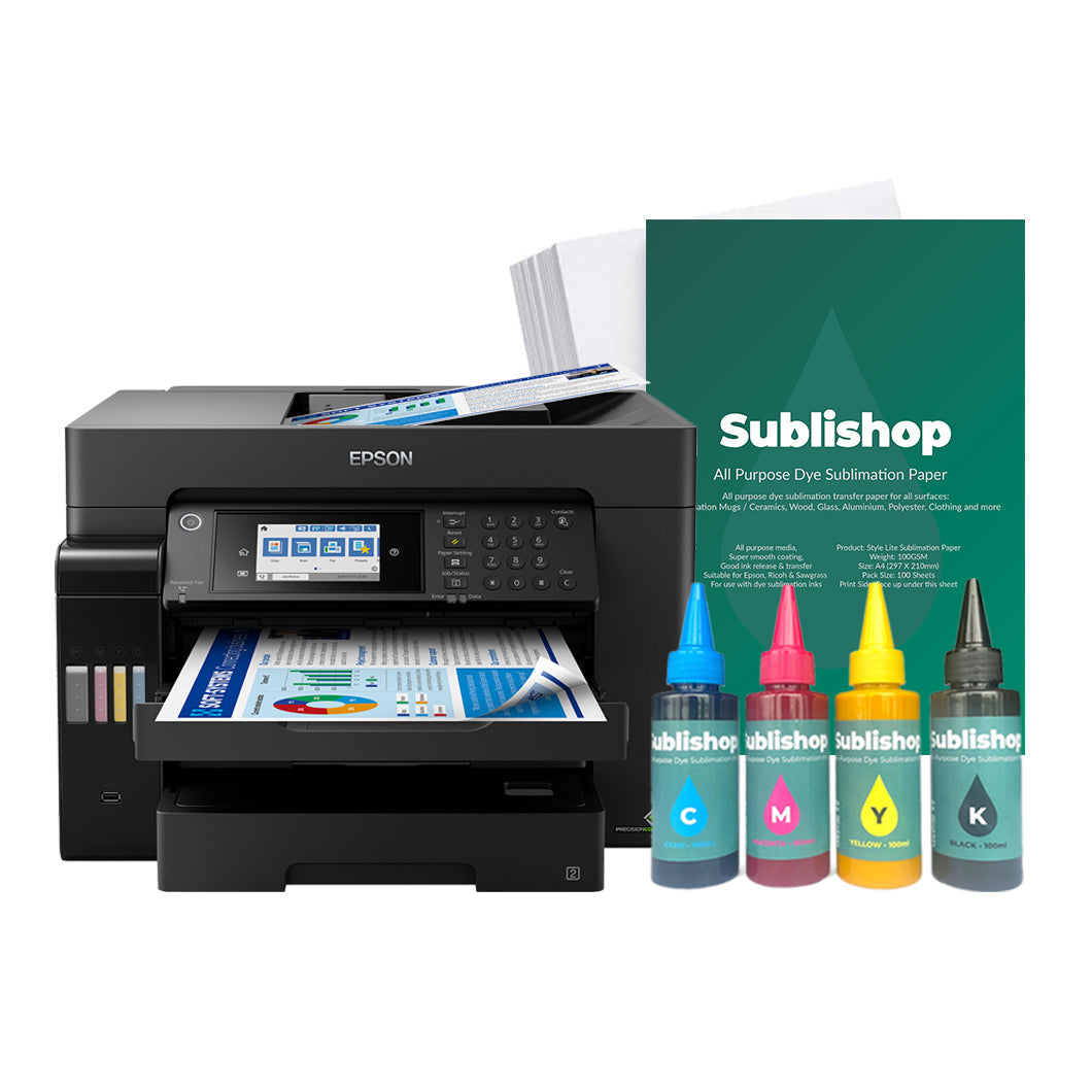 What is the difference between a sublimation printer and a regular printer?