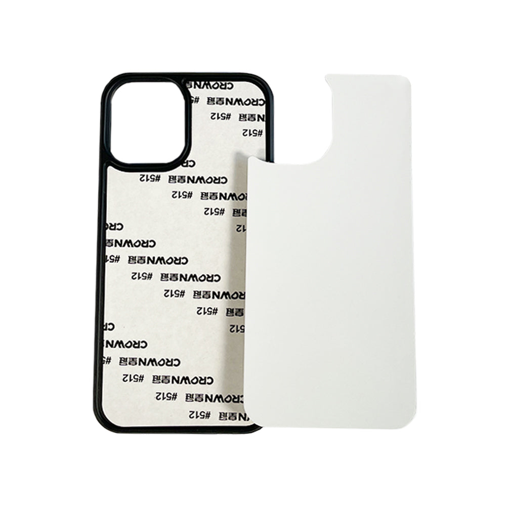 iPhone 12 Mini Sublimation Phone Case - Black Rubber