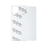 Galaxy A12 Sublimation Phone Case - White Rubber