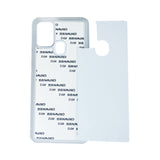 Galaxy A21s Sublimation Phone Case - Transparent Rubber