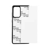 Galaxy A52 Sublimation Phone Case - Black Rubber