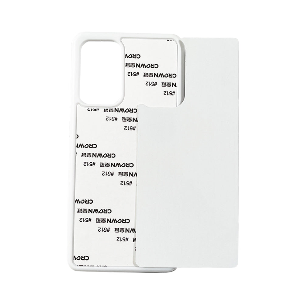 Galaxy A52 Sublimation Phone Case - White Rubber