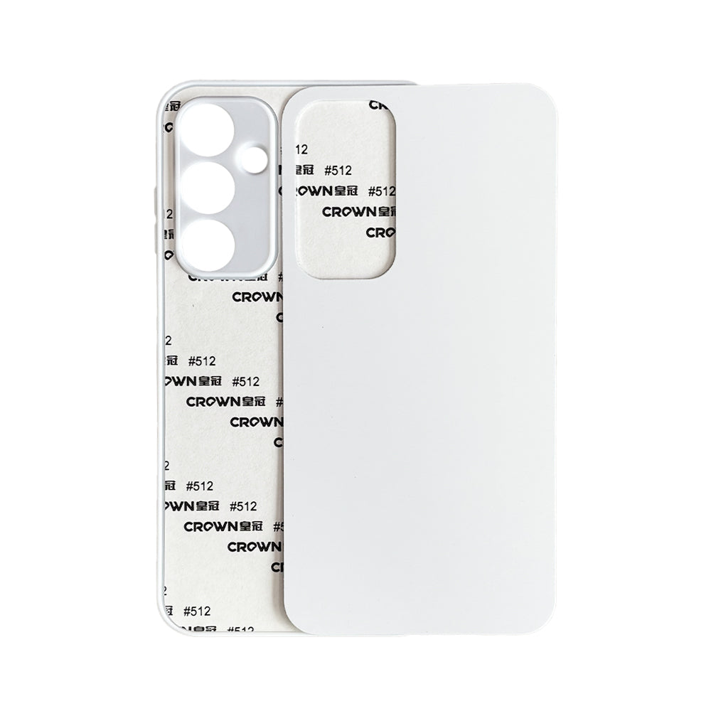 Galaxy A55 Sublimation Phone Case - White Rubber