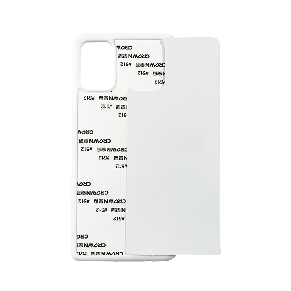 Galaxy A71 Sublimation Phone Case - White Rubber