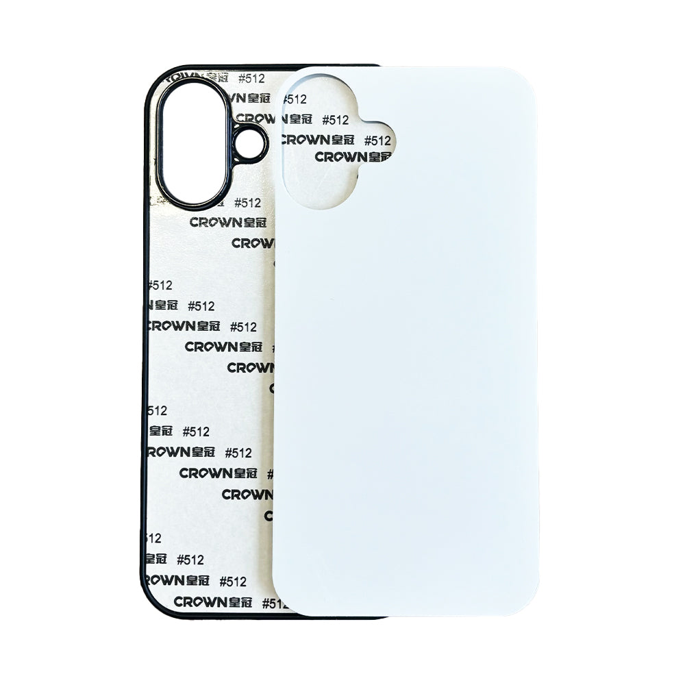 iPhone 16 Plus Sublimation Phone Case - Black Rubber