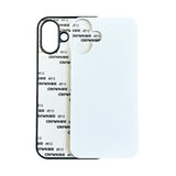 iPhone 16 Plus Sublimation Phone Case - Black Rubber