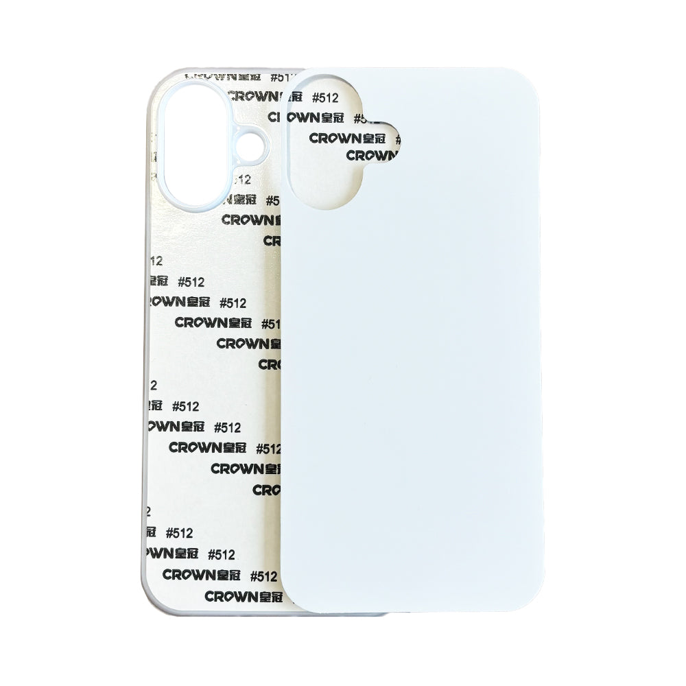 iPhone 16 Plus Sublimation Phone Case - Clear Rubber