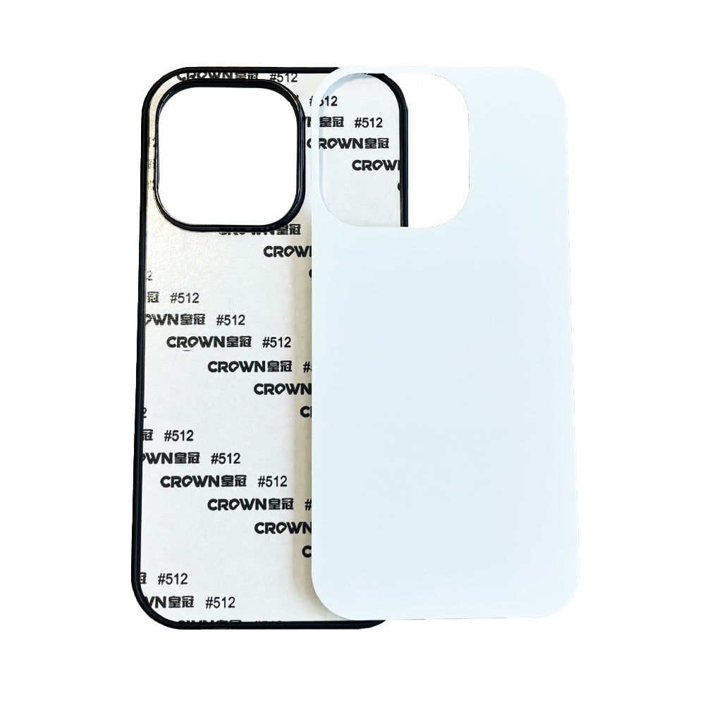 iPhone 16 Pro Sublimation Phone Case - Black Rubber
