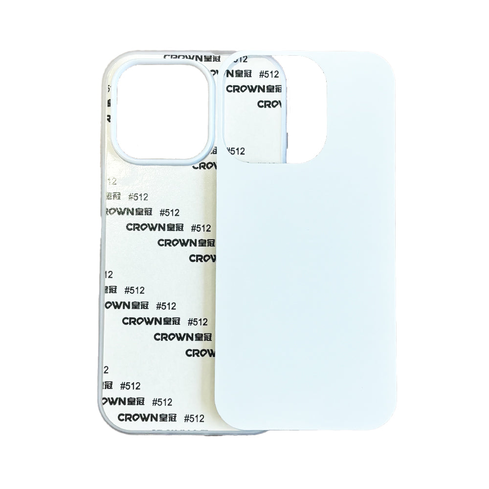 iPhone 16 Pro Max Sublimation Phone Case - Clear Rubber