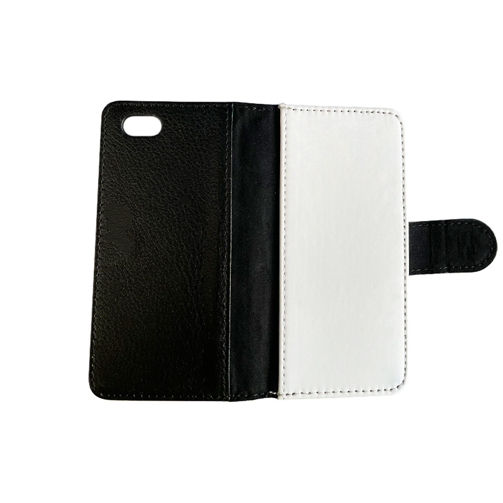 iPhone 5 / 5s / SE 2016 Leather Flip Sublimation Phone Case