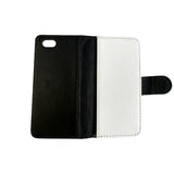 iPhone 5 / 5s / SE 2016 Leather Flip Sublimation Phone Case