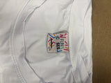 Plain White Adult 100% Polyester Sublimation T-Shirt - *CUT-OUT LABEL*