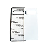 Galaxy S10 Sublimation Phone Case - Black Rubber