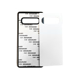 Galaxy S10+ Sublimation Phone Case - Black Rubber