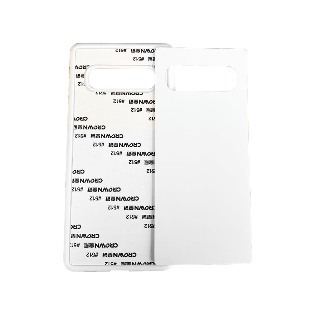 Galaxy S10+ Sublimation Phone Case - White Rubber