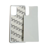Galaxy S20 Sublimation Phone Case - White Rubber