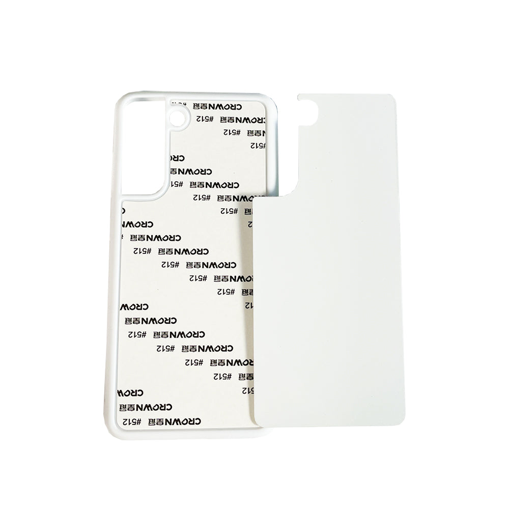 Galaxy S21FE Sublimation Phone Case - White Rubber