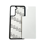 Galaxy S21 Sublimation Phone Case - Black Rubber