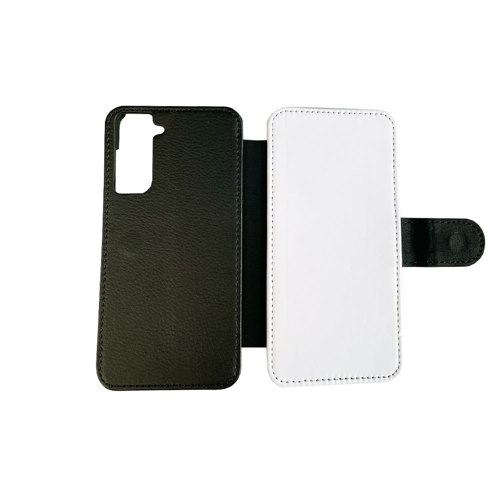 Galaxy S21 Leather Flip Sublimation Phone Case