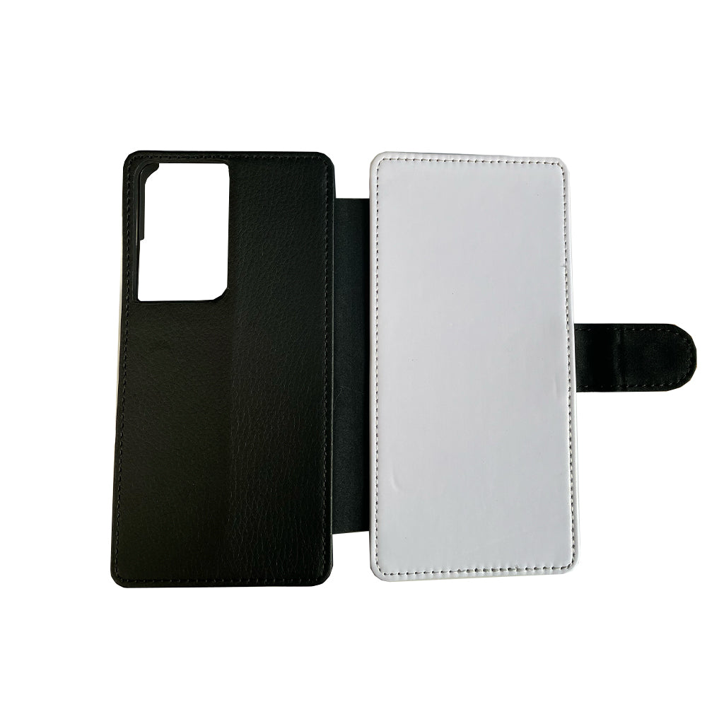 Galaxy S21 Ultra Leather Flip Sublimation Phone Case