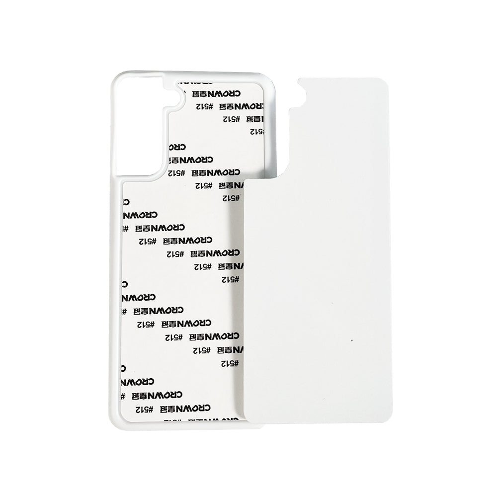 Galaxy S21+ Sublimation Phone Case - White Rubber