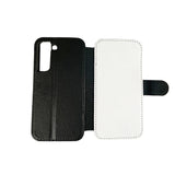 Galaxy S22 Leather Flip Sublimation Phone Case