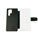 Galaxy S22 Ultra Leather Flip Sublimation Phone Case