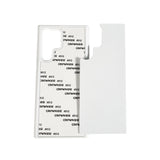 Galaxy S22 Ultra Sublimation Phone Case - White Rubber