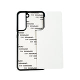 Galaxy S22+ Sublimation Phone Case - Black Rubber