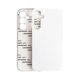 Galaxy S23FE Sublimation Phone Case - Transparent Rubber