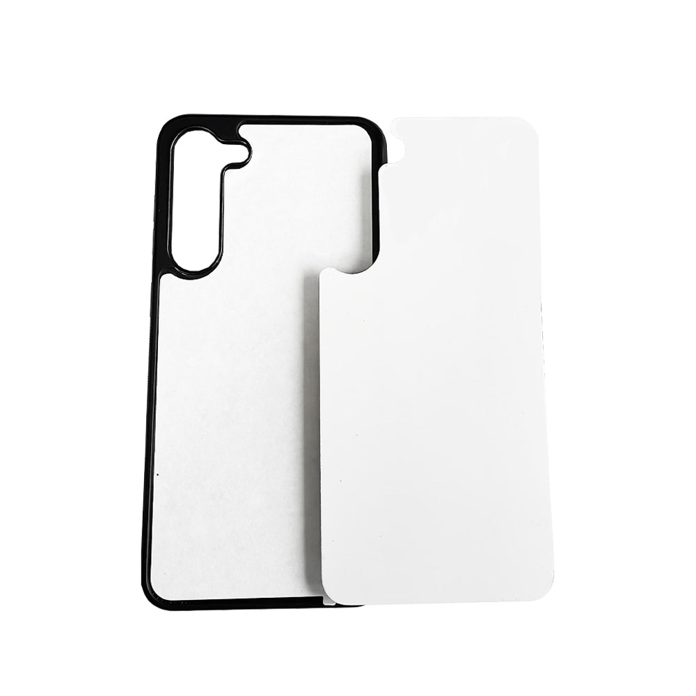 Galaxy S23+ Sublimation Phone Case - Black Rubber