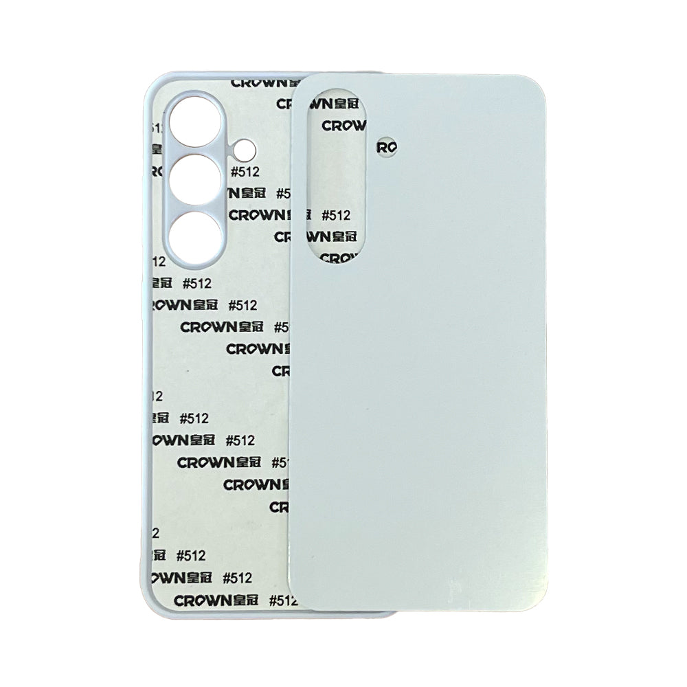 Galaxy S24 Sublimation Phone Case - White Rubber