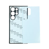 Galaxy S24 Ultra Sublimation Phone Case - Black Rubber