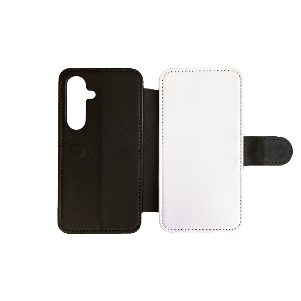 Galaxy S25 Leather Flip Sublimation Phone Case