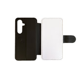 Galaxy S25 Leather Flip Sublimation Phone Case