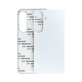 Galaxy S25 Plus Sublimation Phone Case - Transparent Rubber