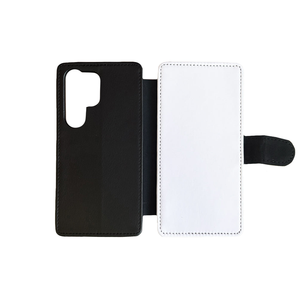 Galaxy S25 Ultra Leather Flip Sublimation Phone Case