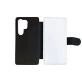 Galaxy S25 Ultra Leather Flip Sublimation Phone Case