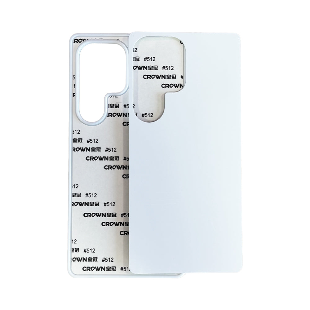 Galaxy S25 Ultra Sublimation Phone Case - White Rubber