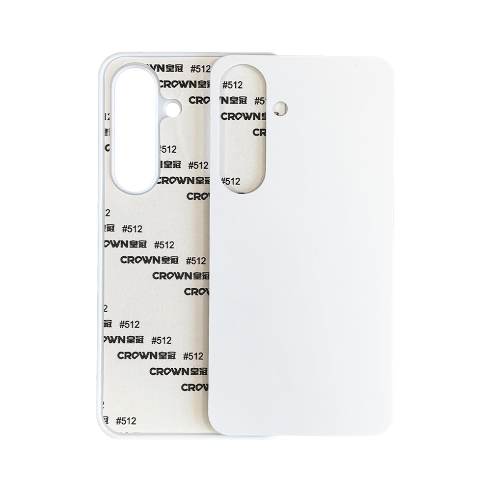 Galaxy S25 Sublimation Phone Case - White Rubber