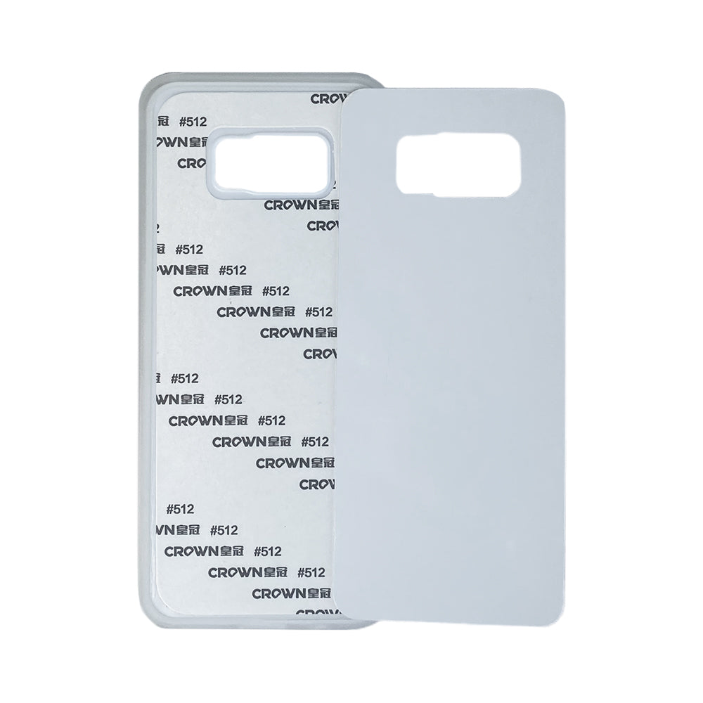 Galaxy S8 Plus Sublimation Phone Case - Transparent Rubber