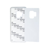 Galaxy S9 Sublimation Phone Case - Transparent Rubber