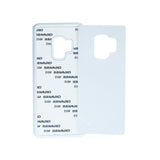 Galaxy S9 Sublimation Phone Case - White Rubber